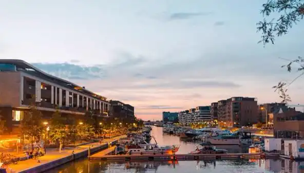 Quartier Bleu aan de jachthaven in Hasselt